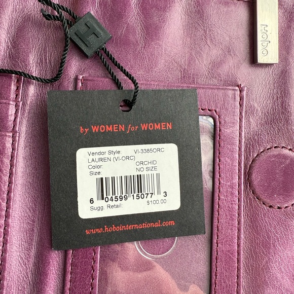 Purple Leather Clutch - Picture 7 of 7